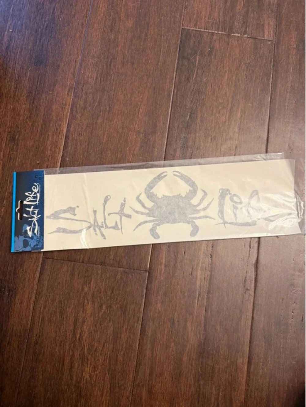 Salt Life Black Crab Decal - New, Medium Size